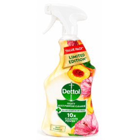 Універсальний антибактеріальний спрей Dettol Fruity Multi Purpose Cleaner Peach & Hibiscus, 1 л